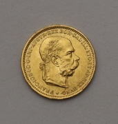 Zlatá 20 Koruna Františka Josefa I. 1893 bz