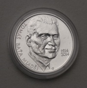 Stříbrná pamětní mince - 200 Kč 2014 - Tomáš Baťa - BK - R!