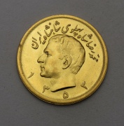Zlaté 5 Pahlavi 1973 - Irán - Vzácné!
