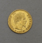 Zlatý 5 Frank 1859 BB - Napoleon III. - Francie - Vzácný!
