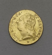 Zlatý Louis D´Or 1786 W - Louis XVI. - Francie - Vzácný!