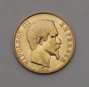 Zlatý 50 Frank 1857 A - Napoleon III. - Francie!