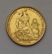 Zlaté 50 Soles de Oro 1964 - Peru - Vzácné!
