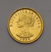Zlaté 100 Pesos 1926 - Chile!