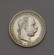 Stříbrná 1 Koruna FJ I. 1895 bz - Nádherná!