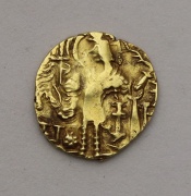 Zlatý Statér (380-414) - Chandegupla II. - Indie - Gupla - Vzácný!
