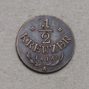 1/2 Krejcar 1816 A - František I.(II.)