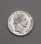 Stříbrný 20 Krejcar 1852 B - František Josef - Super Stav!