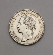 Stříbrný 20 Krejcar 1852 C - František Josef I. - Velmi Vzácný!