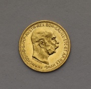 Zlatá 10 Koruna Františka Josefa I. 1910 Schwartz - Top Stav!