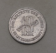 10 Marka 1943 - Židovské Ghetto Lodž - Polsko - Vzácná!