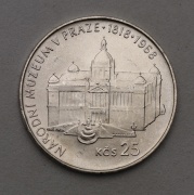 Stříbrná 25 Koruna 1968 - Národní Muzeum v Praze