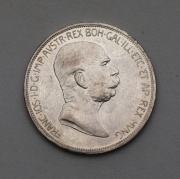 5 Koruna Františka Josefa I. 1908 bz - Jubilejní!