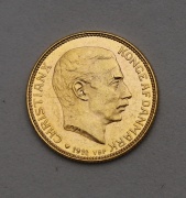 Zlatý 20 Kroner 1914 VBP - Christian X. - Dánsko - Super! R!