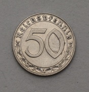 Niklový 50 Pfennig 1939 B - 3. Říše