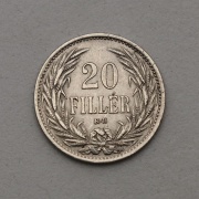 20 Fillér Františka Josefa I. 1914 KB