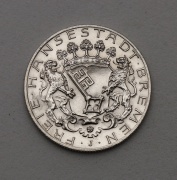 Stříbrná 2 Marka 1904 J - Brémy - Super Stav a Vzácná!