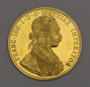 Zlatý Čtyřdukát FJ I. 1915 bz - Novoražba - Top!