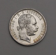 Stříbrný Zlatník FJ I. 1878 bz - Super!