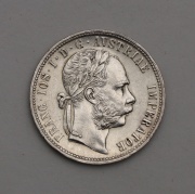 Stříbrný Zlatník FJ I. 1877 bz - Super! V Patině!