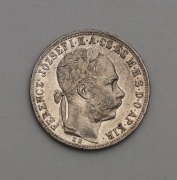 Stříbrný Zlatník FJ I. 1885 KB - Super!