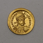 Zlatý Solidus Theodosius II. (408-450)!
