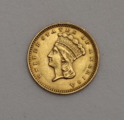 Zlatý Dollar 1874 P - Indian Princess - Super Stav!
