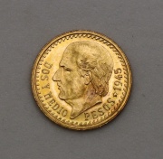 Zlaté 2 1/2 Pesos 1945 - Mexico!