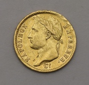 Zlatý 20 Frank 1809 A - Napoleon I. - R!