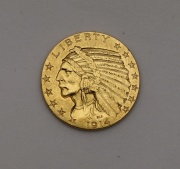 Zlatý 5 Dollar 1914 P - Indian Head