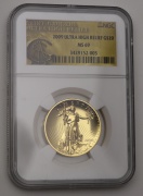 Zlatý 20 Dollar 2009 - Ultra High Relief - NGC MS69 - Top Stav!