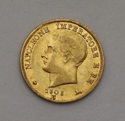 Zlaté 20 Lire 1808 M - Napoleon I.