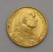 Zlatá 100 Lire 1929 - Pius XI. - Vatikán