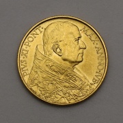 Zlatá 100 Lire 1933/34 - Pius XI. - Vatikán - Jubilejní!