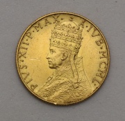 Zlatá 100 Lire 1950 - Pius XII. - Vatikán - Jubilejní!