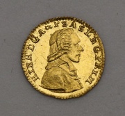 Zlatý 1/4 Dukát 1782 - Hieronymus Coloredo - Salzburg - Top Stav!