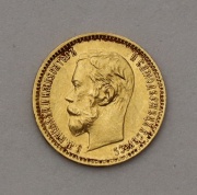 Zlatý 5 Rubl 1902 AP - Rusko - Mikuláš II.