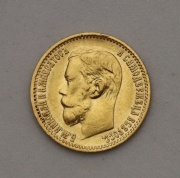Zlatý 5 Rubl 1898 (АГ) - Rusko - Mikuláš II.