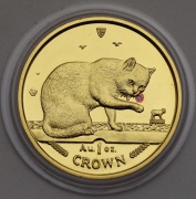 Zlatý 1 Crown 1 Oz 1999 - Elizabeth II. - Isle of Man - Proof! R!