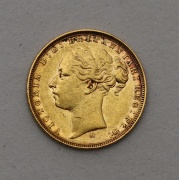 Zlatý Sovereign / Libra 1884 M - Victoria - Mladý Portrét!