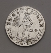Stříbrný 24 Mariánský Groš 1679 - Iohan Friedrich - 