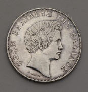 Stříbrná 5 Drachma 1833 - Otto Bavorský - Řecko-Bavorsko - R!