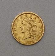 Zlatý 2 a 1/2 Dollar 1836 - Classic Head - Vzácný!