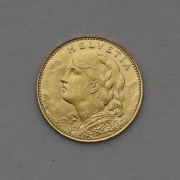 Zlatý 10 Frank 1922 B - 