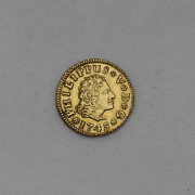 Zlaté 1/2 Escudo 1745 M - Filip V. - Super Stav!