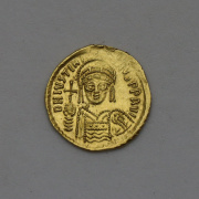 Zlatý Solidus - Justinian I. (527-565. n.l.) - Velmi vzácný!