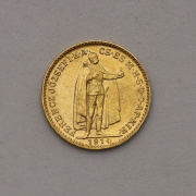Zlatá 20 Koruna Františka Josefa I. 1914 KB - Super Stav!