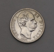 Stříbrné 2 Lire 1881 R - Umberto I. - Itálie