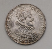Stříbrný Tolar 1621 - Ferdinand II. - Krásný!