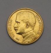 Zlatá 100 Lira 1912 R - Vittorio Emanuelle III. - Velmi Vzácná!